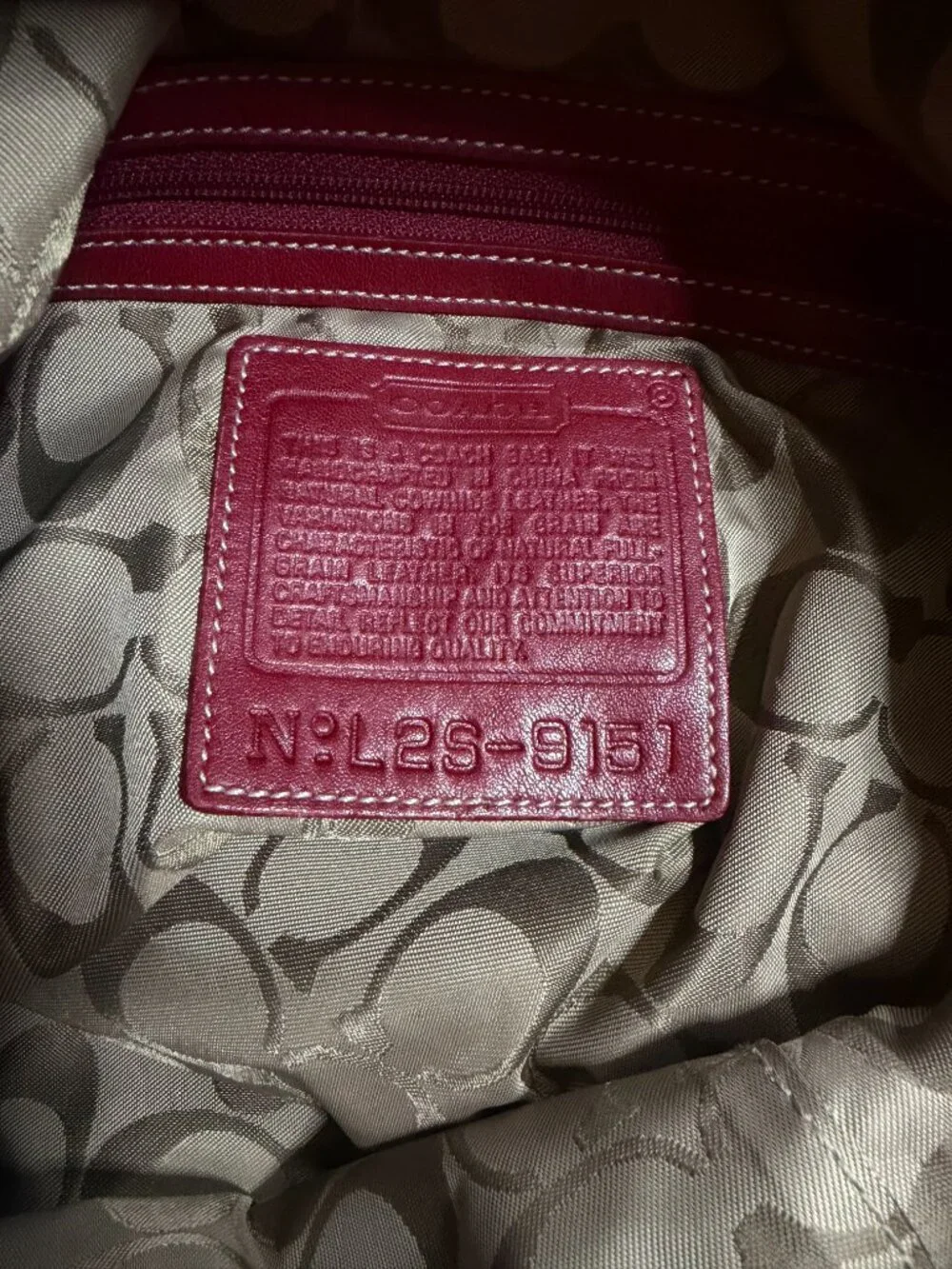 Coach Legacy Duffle Sac Style 9151